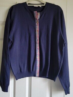 Vintage 90s Cherokee Cardigan Sweater Womens XL 100% Cotton